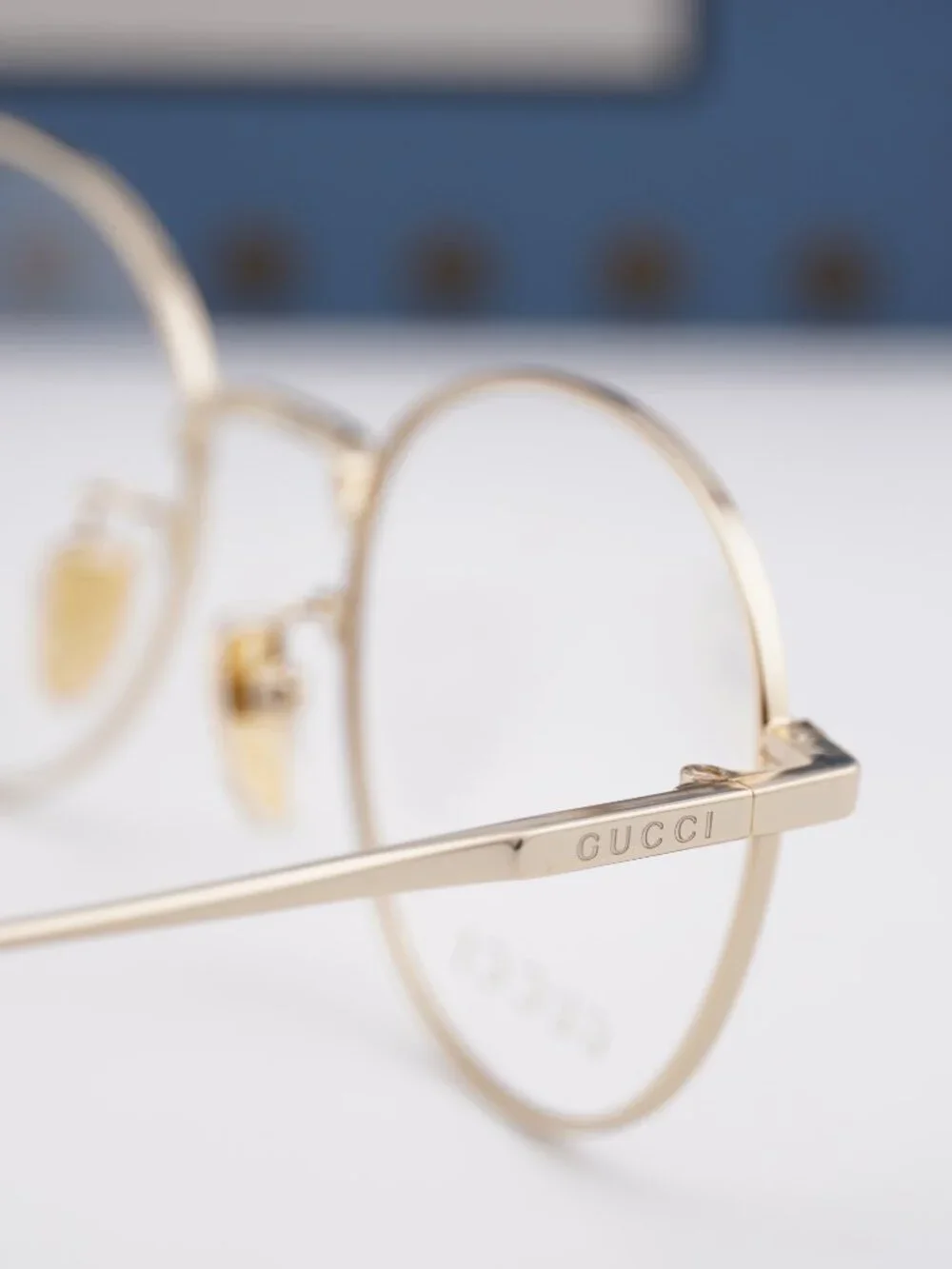 Gucci GG2004OA 002 Round Eyeglasses - Gold 50mm
